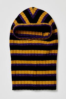 Anna Sui Carnaby Stripe Balaclava by Anna Sui at Free People, Black Multi, One Size