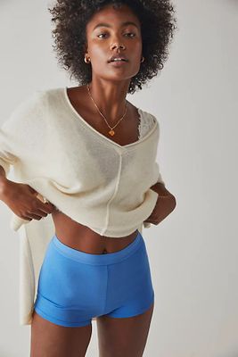 High-Waist Femme Boxer by Richer Poorer at Free People, Blue Cosmos, S