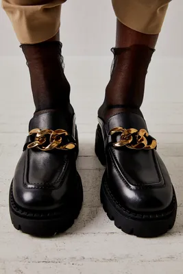 Lyra Link Loafer Mules