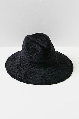 Cable Knit Wide Brim Packable Hat by Free People, One