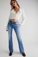 Rolla's Dallas Low Slim Flare Jeans by Rolla's at Free People, Karen Blue, 30