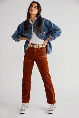 MOTHER High-Waisted Study Hover Cord Jeans by MOTHER at Free People, Deep In The Valley, 27