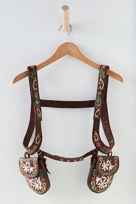Everest Detachable Pocket Harness by FP Collection at Free People, Espresso Bean,