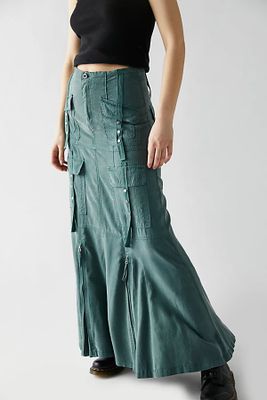 What You Waiting For Maxi Skirt by Free People, Forest Pine, US