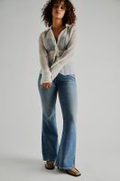 CRVY Vintage High-Rise Flare Jeans by We The Free at People, Burn Book,