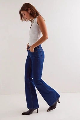 CRVY Vintage High-Rise Flare Jeans