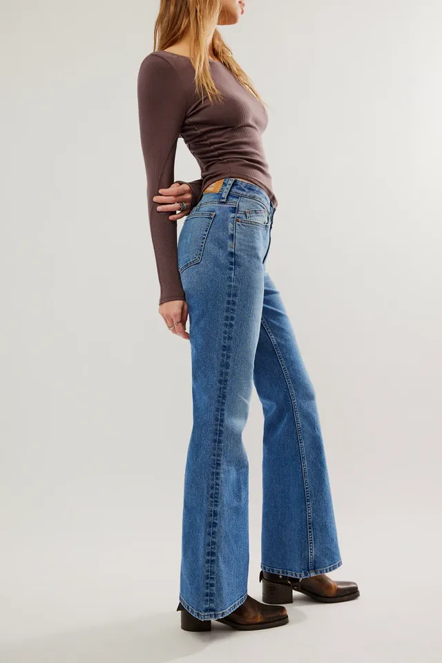 Crvy Ma Cherie Free People Flare Jeans – Le' Diva Boutique Store