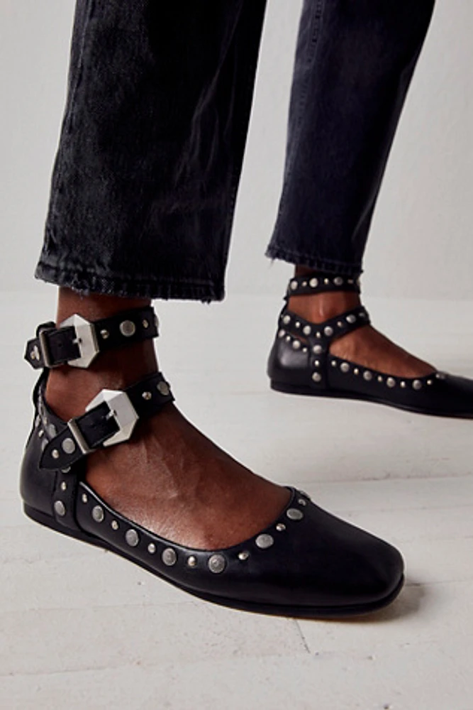 Mystic Mary Jane Double-Strap Flats