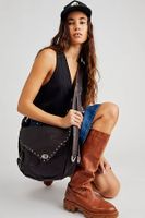 Demi Distressed Messenger Bag by FP Collection at Free People, One