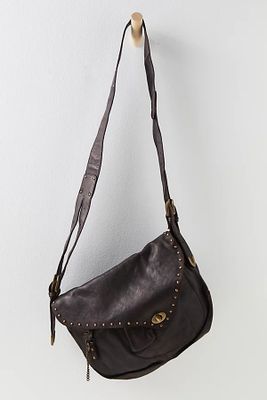 Demi Distressed Messenger Bag by FP Collection at Free People, Espresso, One Size