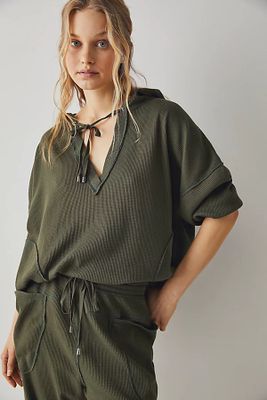 Early Night Thermal Hoodie by Intimately at Free People,
