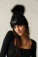 Summit Cable Pom Beanie by Free People, One
