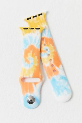 Good Times Apple Watch Band by Free People, Orange Tie Dye, One Size