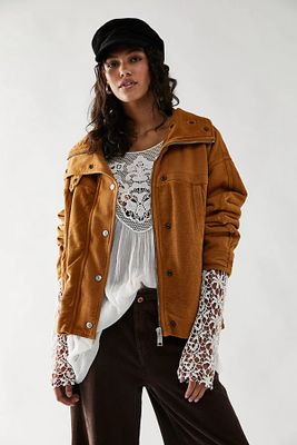 Twist It Aviator Jacket by We The Free at People, Tiger Eye,