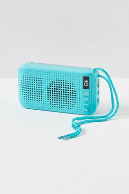 Solar Powered Bluetooth Speaker by Phunkee Tree at Free People, Blue, One Size
