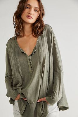 Care FP Melody Pintuck Henley by Free People,