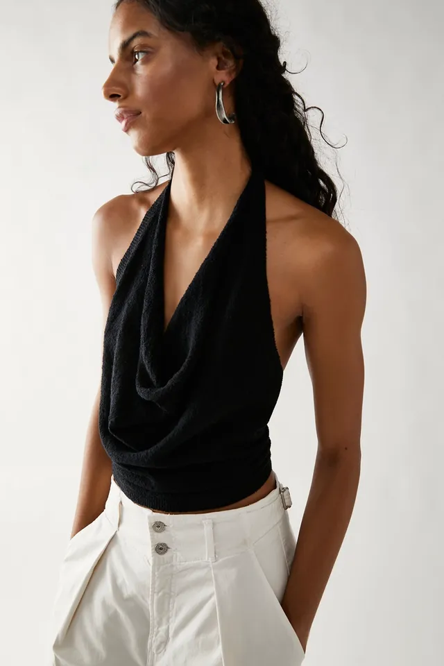 Free-est Iris Sweater Open-Back Halter