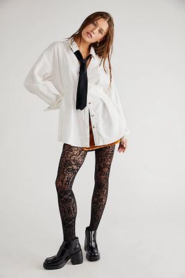 Spiraling Sheer Tights by Free People,