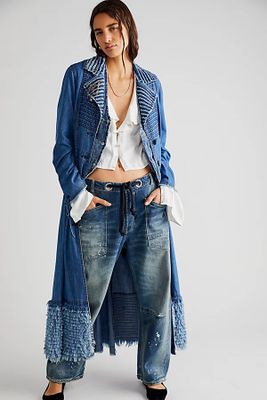 Denim Punk Duster by We The Free at People, Portobello Blue,