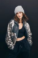 Hit The Slopes Sequin Jacket by FP Movement at Free People, Shadow Combo,