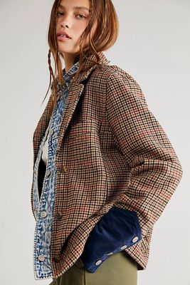 Rancher Plaid Jacket by Free People, Rancher Combo, XS