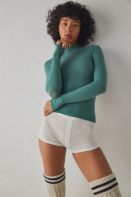 Sheer Luck Long Sleeve by Intimately at Free People, Jaded,