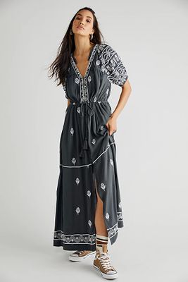 Riley Embroidered Midi Dress by Free People,