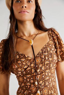 Thunder Lightning Structured Bolo Tie by Ariana Ost at Free People, One