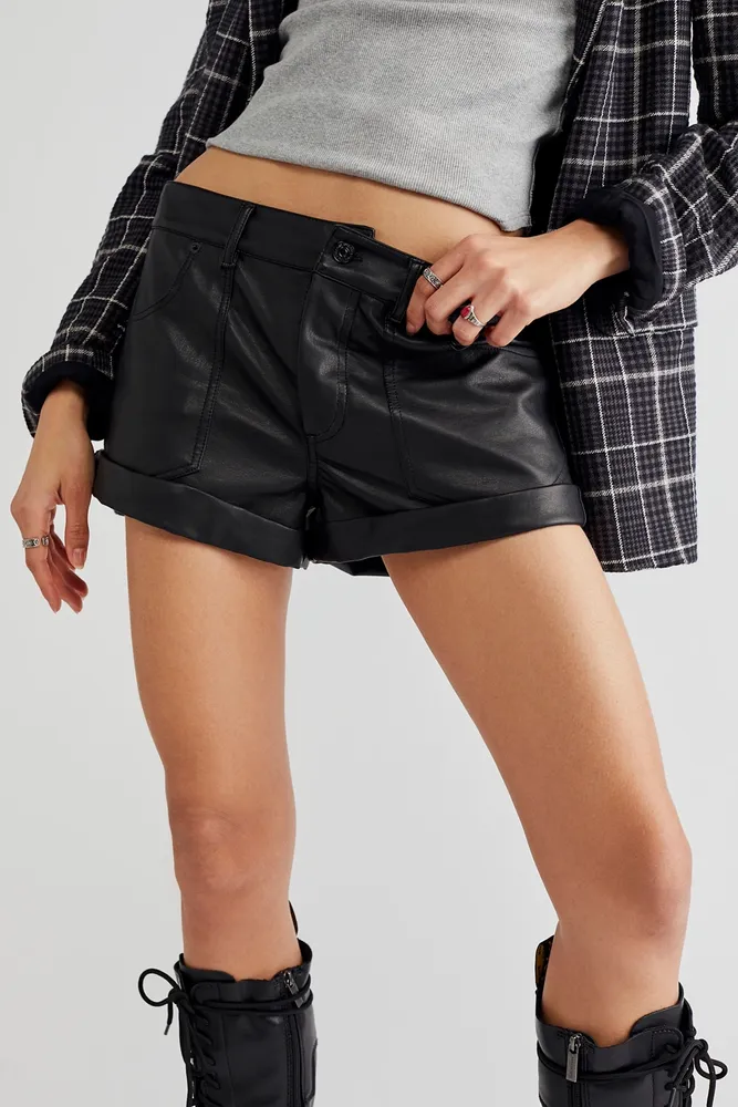 Sculpture Orchard Superficial We The Free Beginner's Luck Vegan Slouch Shorts | The Summit at Fritz Farm