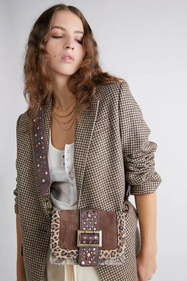 Paradigm Mix Print Bag by Free People, Wild SIde, One Size