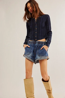 OneTeaspoon Hunters Mid-Length Relaxed Shorts