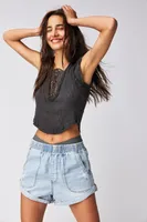 OneTeaspoon Hunters Mid-Length Relaxed Shorts