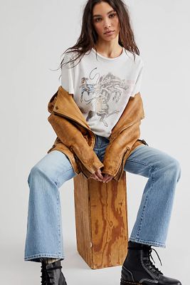 The Rowdy Pack A Day Tee by MOTHER at Free People, White,