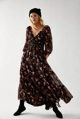 You're A Jewel Printed Maxi Dress by Free People, Combo,