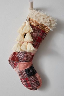 FP One Spiced Ginger Stocking by FP One at Free People, Plaid, One Size
