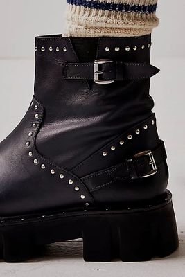 Ludlow Studded Moto Boots by Free People, Black, EU