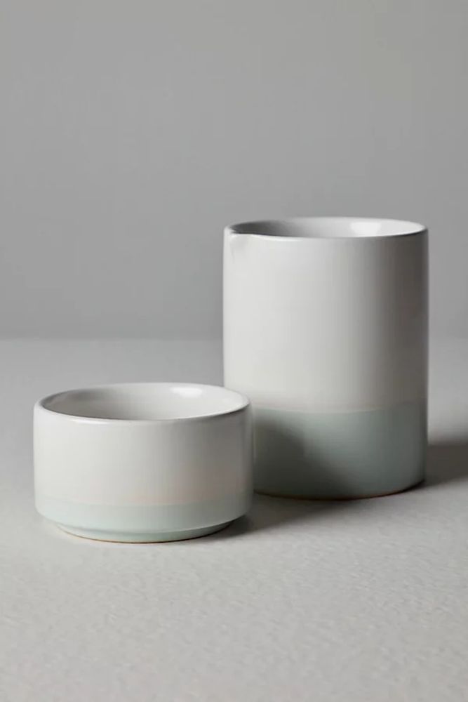 Ceramic Mug Set by Free People, White, One Size