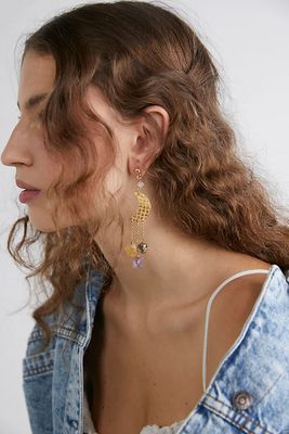 Sungazing Dangles by Free People, Gold, One Size