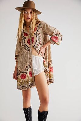 Smell The Roses Mini Dress by Free People, Combo,
