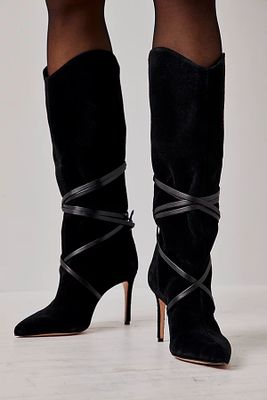 Maryana Lace Up Boots by Schutz at Free People, Black, US