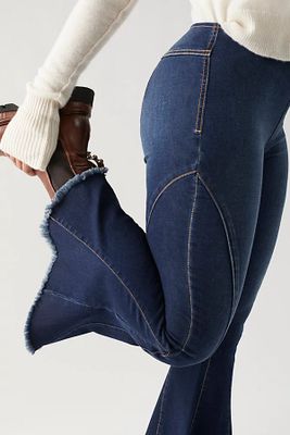 CRVY Last Dance Low-Rise Flare Jeans by We The Free at People,