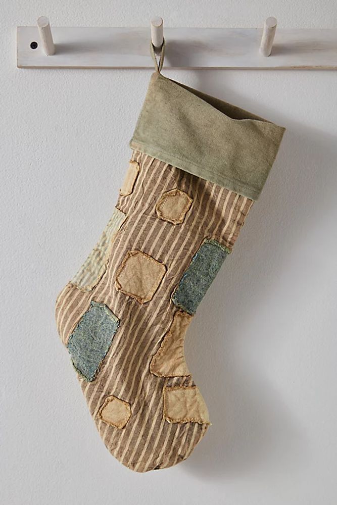 Lucky Chance Stocking by Free People, Patchwork, One Size