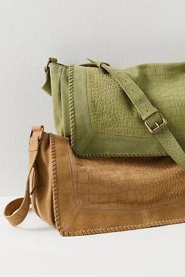 Sandino Suede Messenger Bag by FP Collection at Free People, One