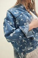 We The Free Opal Swing Printed Denim Jacket