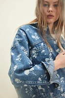 We The Free Opal Swing Printed Denim Jacket