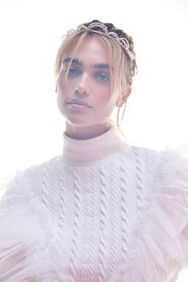 Idril Tiara by Curried Myrrh at Free People, Ivory, One Size