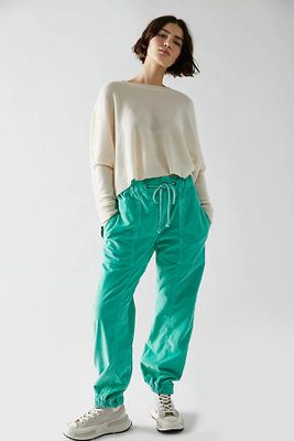 Angelo Pull-On Cord Jeans by We The Free at People, Marine Green,