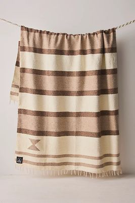 Sandstone Lines Handwoven Blanket by Tribe and True at Free People, Natural, One Size