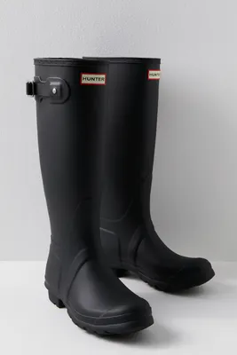 Hunter Tall Tri Color Logo Rain Boots