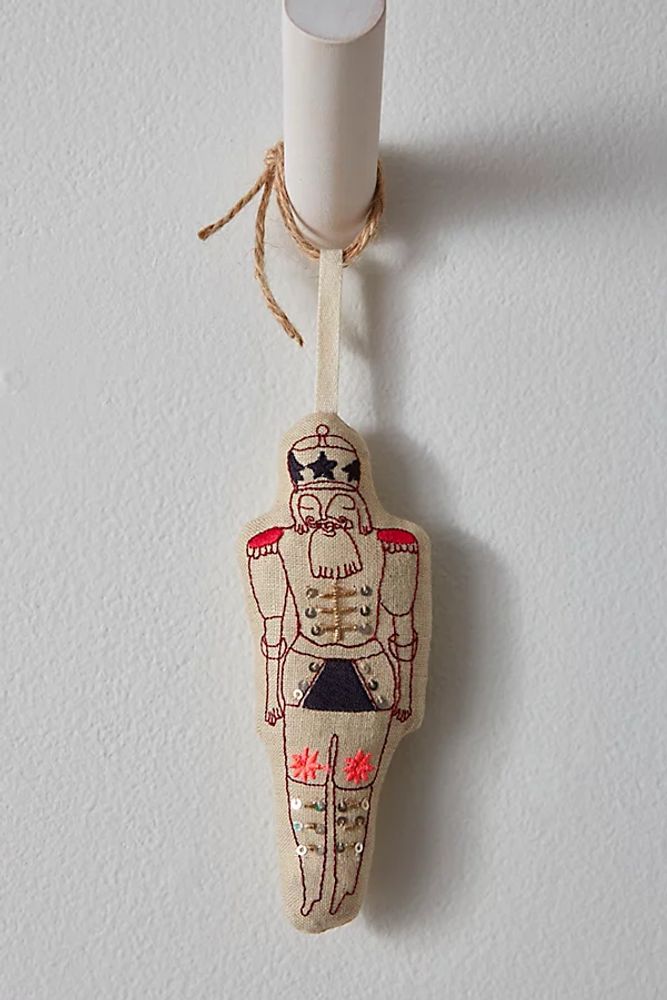 Nutcracker Ornament by Skippy Cotton at Free People, Natural, One Size